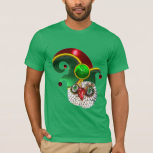 CAMISETA RUA PATRICK JEWEL OWL E ELF HAT COM SHAMROCK