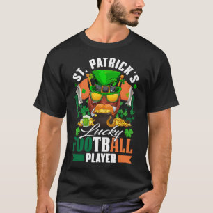 Camiseta Rua Patrick Lucky Football Player Shamrock & Glas