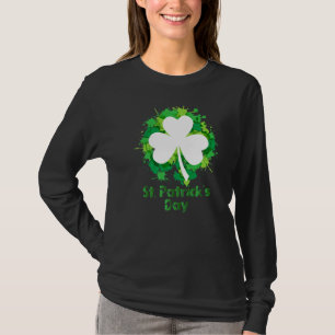 Camiseta Rua Patrick S Day Clover Green Ireland Clover