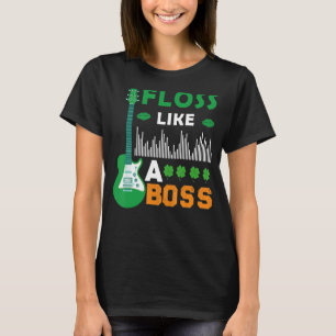 Camiseta Rua Patrick S Day Pajama Floss Como Um Chefe Shamr