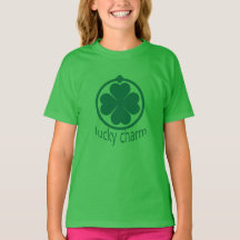 Rua. Patricks Day Lucky Charm Clover Girls