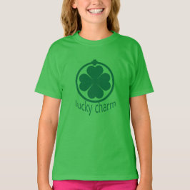 Camiseta Rua. Patricks Day Lucky Charm Clover Girls