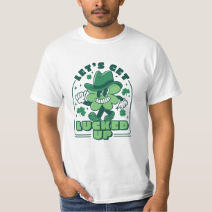 Camiseta Rua. Patricks Engraçados Vamos Shamrock Sente-Se