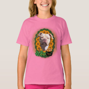 Camiseta Rua Patricks - pote de ouro - Pitbull - menina do