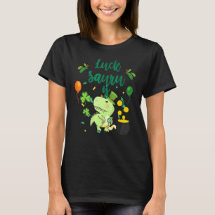 Camiseta Rua Patricku2019s Rex Lucky Saurus Rua Dinosaur