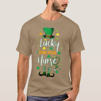 Camiseta Rua Patrickx27s Diálise Sortuda Enfermeira Verde