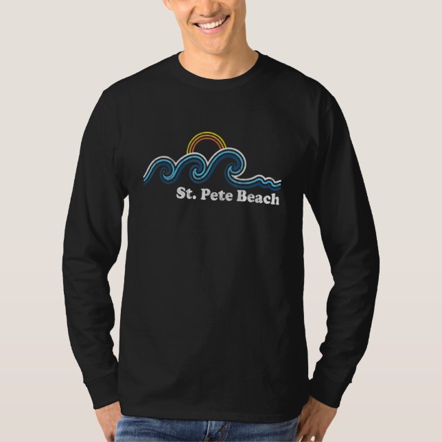 Camiseta Rua Pete Beach Flórida Fl Sufing Sunset Beach (Frente)