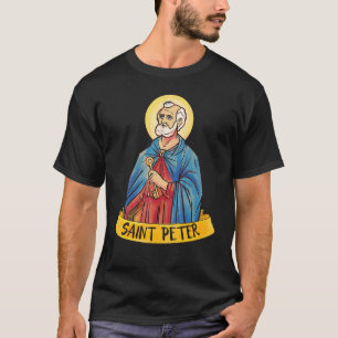 Camiseta Rua Peter The Apostle Keys Para O Reino Católico