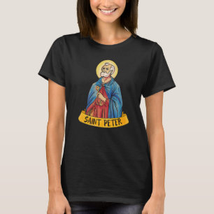 Camiseta Rua Peter The Apostle Keys Para O Reino Católico