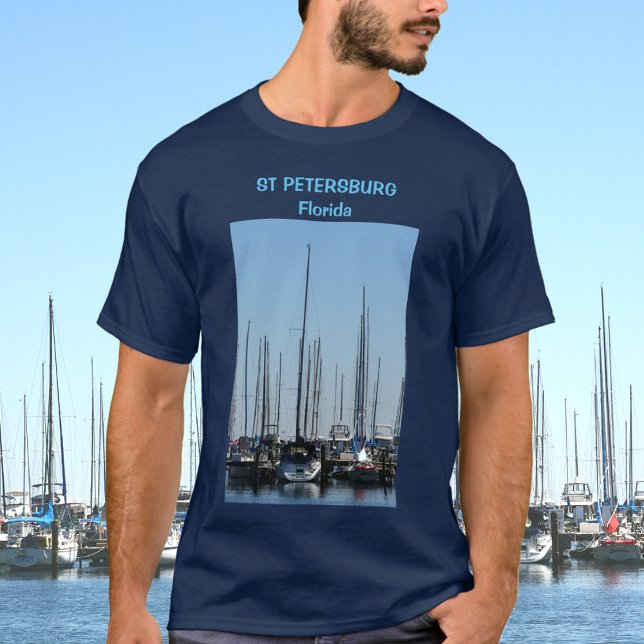 Camiseta Rua Petersburg Flórida South Yatch Basin (Criador carregado)
