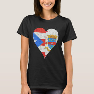 Camiseta Rua porto-riquenha Barts Flag Heart