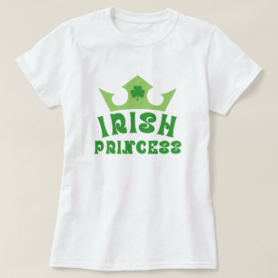 Camiseta Rua princesa irlandesa. T-Shirt do dia de Patrick