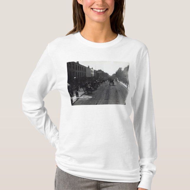 Camiseta Rua principal de Kensington, Londres (Frente)