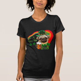 Camiseta Rua, Pug do Dia de Patrick