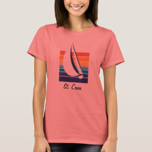 Camiseta Rua Quadrada de Cor do Barco. Croix