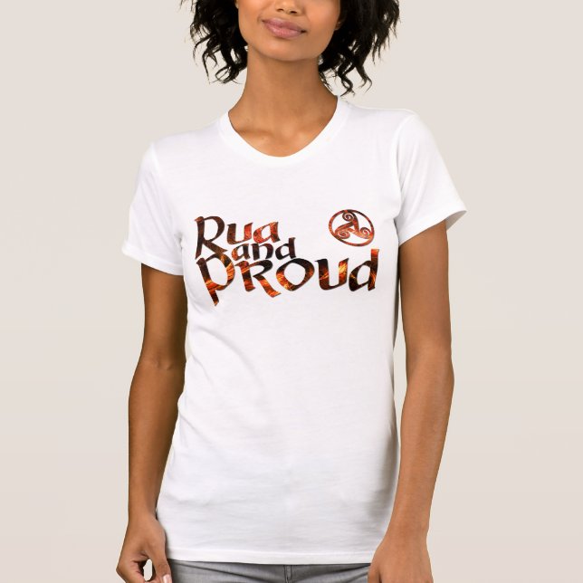 Camiseta RUA - Redheads e orgulhoso (Frente)