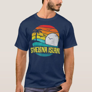 Camiseta Rua Retro Ilha Helena Beach Sun e Surf Oitenta G