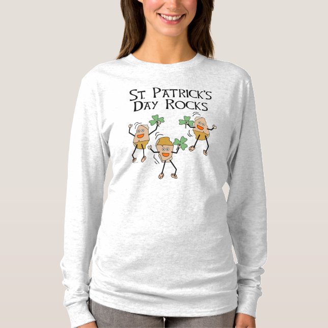 Camiseta Rua, Rocks do Dia de Patrick (Frente)