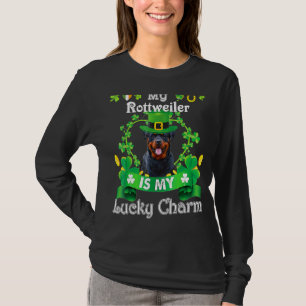 Camiseta Rua Rottweiler Patrick S Day Irish Engraçado Lover