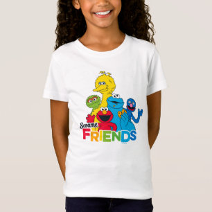 Camiseta Rua Sésamo Amigos da Rua Sésamo