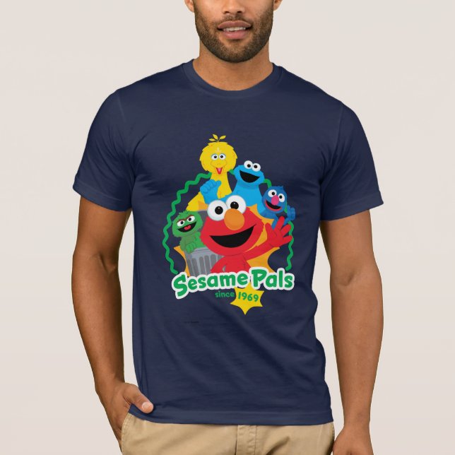 Camiseta Rua Sésamo | Amigos De Sésamo Desde 1969 (Frente)