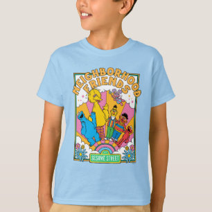 Camiseta Rua Sésamo Amigos de vizinhança