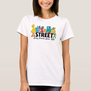 Camiseta Rua Sésamo   Amigos Peludos Desde 1969