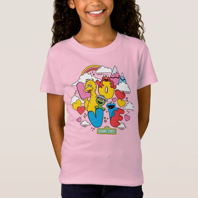 Camiseta Rua Sésamo | Amor (Frente)