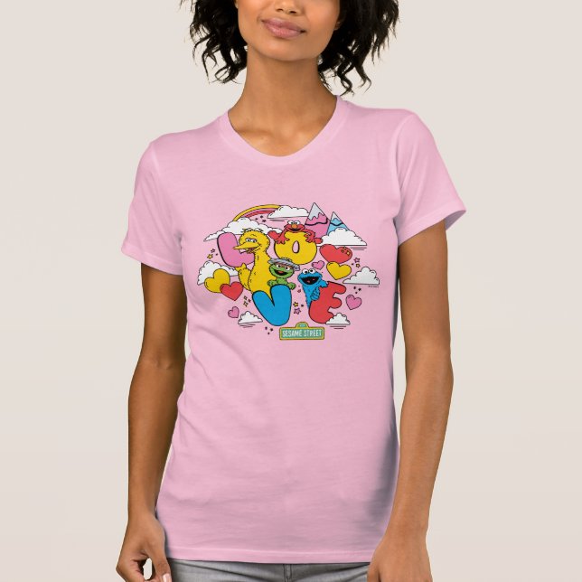 Camiseta Rua Sésamo | Amor (Frente)