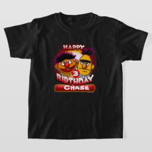 Camiseta Rua Sésamo   Bert & Ernie Birthday