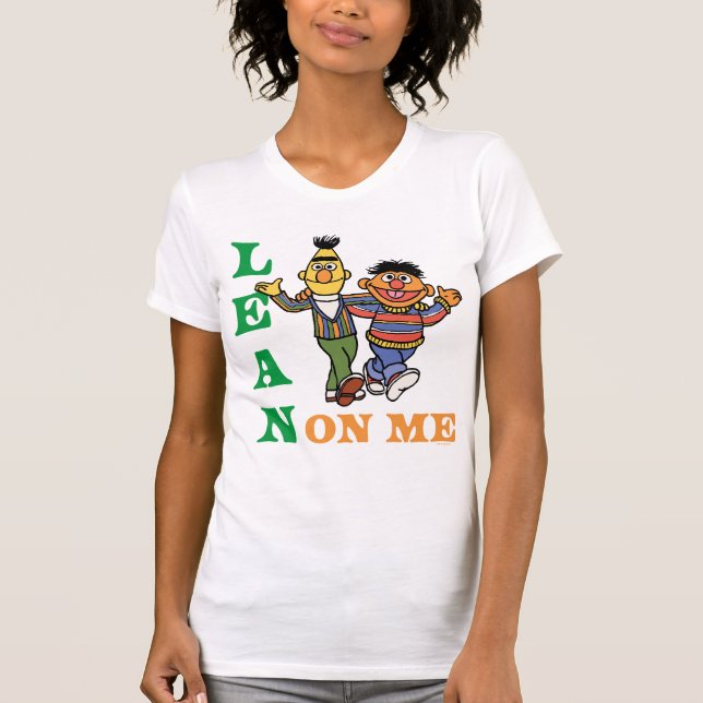 Camiseta Rua Sésamo | Bert & Ernie Lean on Me (Frente)
