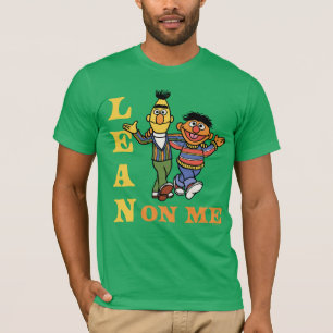Camiseta Rua Sésamo   Bert & Ernie Lean on Me