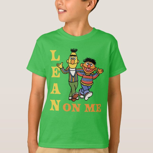 Camiseta Rua Sésamo | Bert & Ernie Lean on Me (Frente)