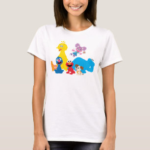 Camiseta Rua Sésamo   Colores de Sésamo Street