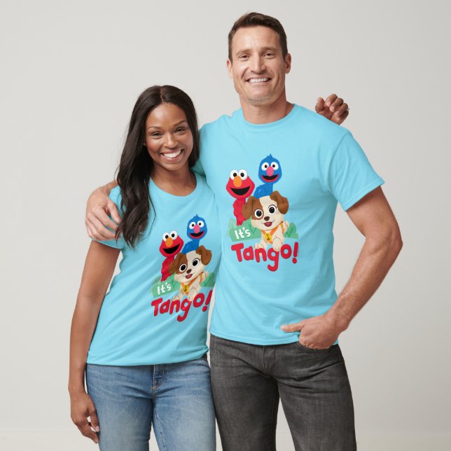 Camiseta Rua Sésamo | É Tango com Elmo & Grover (Unissex)