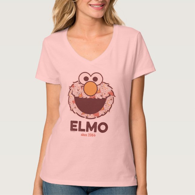 Camiseta Rua Sésamo | Elmo Desde 1984 (Frente)