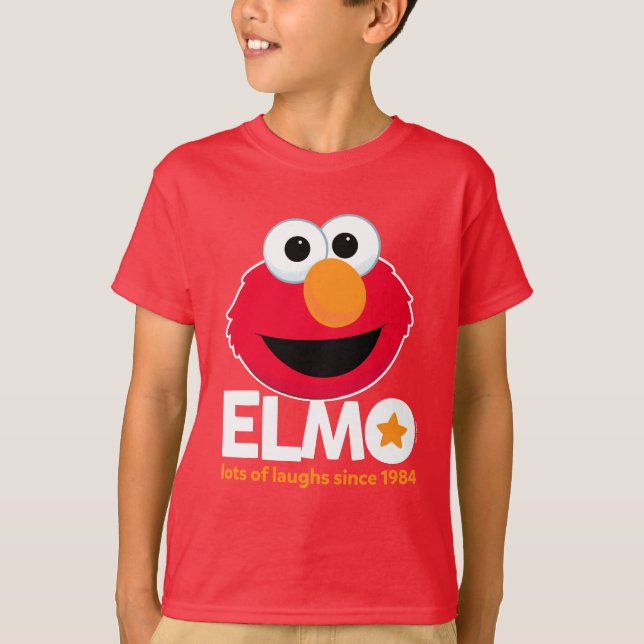 Camiseta Rua Sésamo | Elmo Muitas filhas desde 1984 (Frente)