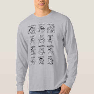 Camiseta Rua Sésamo   Emoções e sentimentos