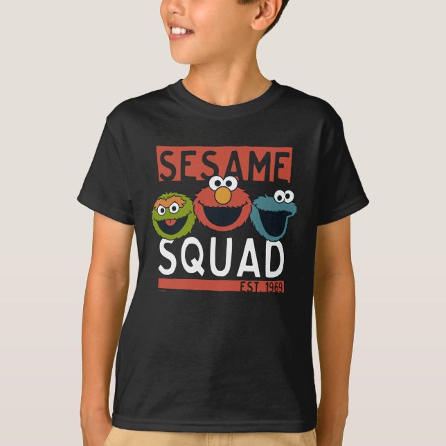Camiseta Rua Sésamo - Esquadrão Sésamo (Frente)
