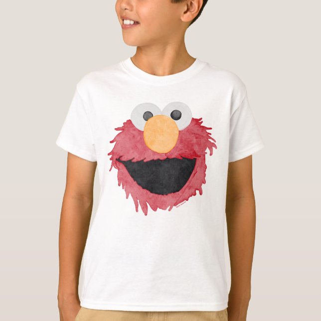 Camiseta Rua Sésamo | Face Elmo (Frente)