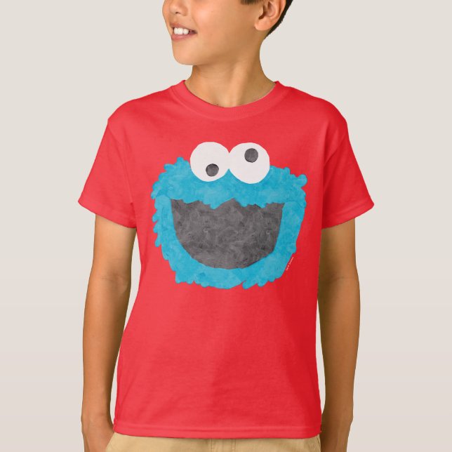 Camiseta Rua Sésamo | Face Monstro Cookie (Frente)