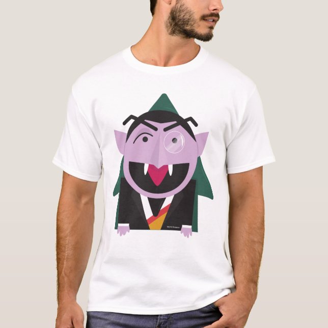 Camiseta Rua Sésamo | Ilustração Contagem von Count (Frente)