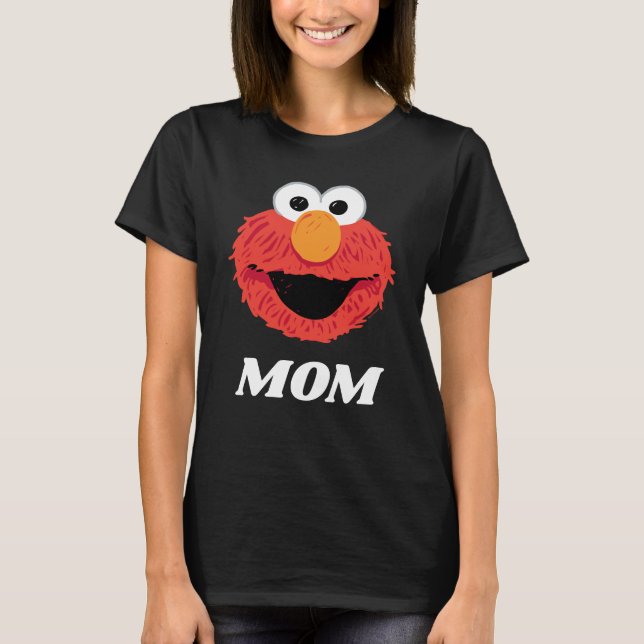 Camiseta Rua Sésamo | Mãe Elmo (Frente)