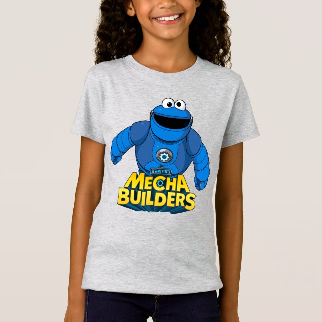 Camiseta Rua Sésamo | Mecha Builders Cookin Action (Frente)