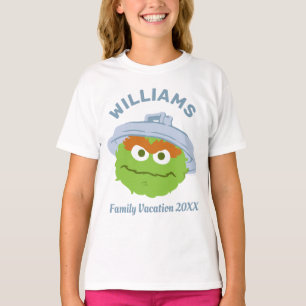 Camiseta Rua Sésamo Oscar, Férias Familiares do Grouch