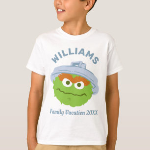 Camiseta Rua Sésamo   Oscar, Férias Familiares do Grouch