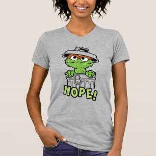 Camiseta Rua Sésamo   Oscar, o Grouch Nope!