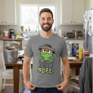 Camiseta Rua Sésamo Oscar, o Grouch Nope!