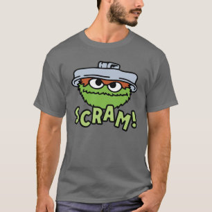 Camiseta Rua Sésamo Oscar, o Grouch Scram!