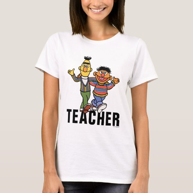 Camiseta Rua Sésamo | Professor Bert & Ernie (Frente)